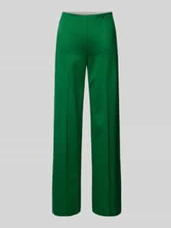 Marc Cain Regular fit stoffen broek met persplooien