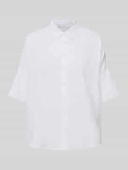 Emily Van den Bergh Linnen blouse met doorknoopsluiting