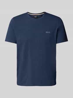 Boss Regular fit T-shirt van mix van katoen en elastaan