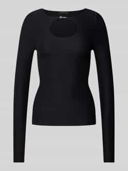 Guess Shirt met lange mouwen en druppelvormige hals model 'AMIRA'