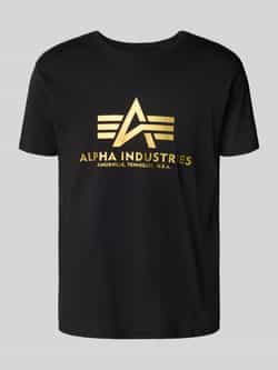 Alpha Industries T-shirt Men T-Shirts Basic T-Shirt BL Carbon