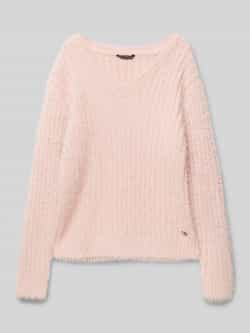 Guess Gebreide pullover met ribboorden