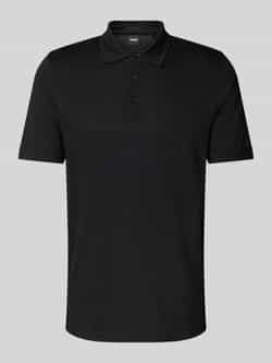 Boss Slim fit poloshirt met labeldetail model 'Press'