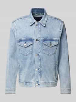 Scotch & Soda Jeansjack met strookzakken