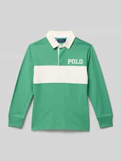 Polo Ralph Lauren Teens Sweatshirt met kentkraag model 'RUGBY'