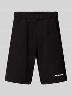 Pegador Regular fit sweatshorts met labelprint model 'LOGO HEAVY'