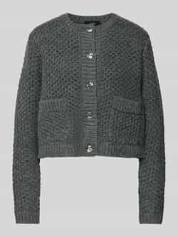 Copenhagen Muse Gebreid jack met knoopsluiting model 'COLETTE'