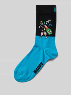 Happy Socks Sokken met motiefstitching model 'Let's Celebrate'