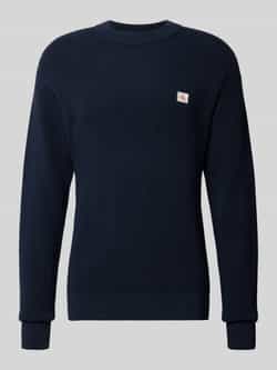 Calvin Klein Jeans Gebreide pullover met labelpatch