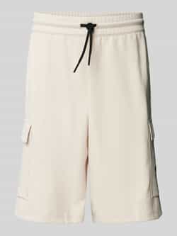 EA7 Emporio Armani Sweatshorts met elastische band