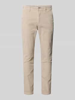 Jack & jones Slim fit stoffen broek in ribcordlook model 'Marco'