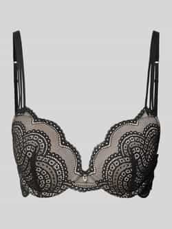 Lascana Push-up-bh Kira met extravagante banddetails aan de bandjes lingerie