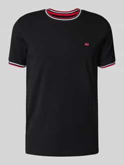 Christian Berg Men T-shirt met ribboorden