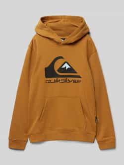 Quiksilver Hoodie met labelprint