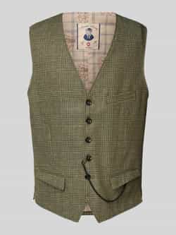 CG Club of Gents Gilet met linnen model 'Mitch'