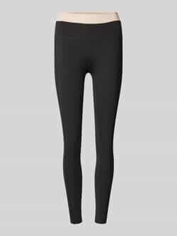 BORN LIVING YOGA Skinny fit legging met brede elastische band model 'Fiorella'