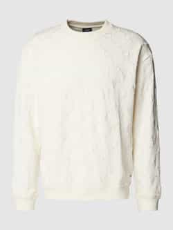 JOOP! Collection Sweatshirt met structuurmotief met logo model 'Tizio'