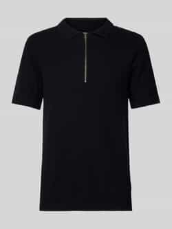 Casual friday Poloshirt met korte ritssluiting model 'JOE'