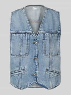 Jake*s Casual Jeansgilet met borstzakken