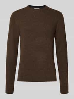 Casual friday Gebreide pullover van wolmix model 'KARL'