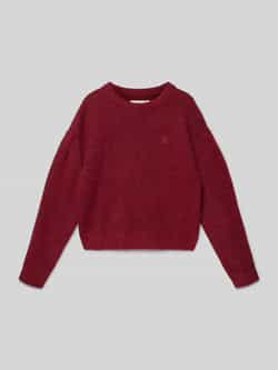 Calvin Klein Jeans Gebreide pullover met ribboorden