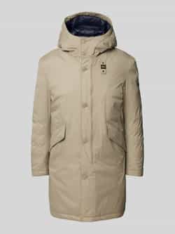 Blauer Usa Parka met capuchon model 'FALCON'