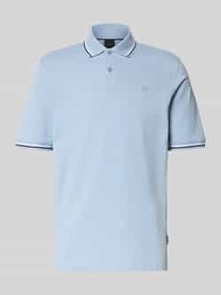 Bugatti Poloshirt met korte knoopsluiting