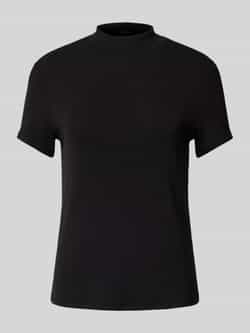 Someday T-shirt met opstaande kraag model 'Karlusia'