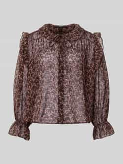 Vero Moda Regular fit blouse met platte kraag model 'PETRA'