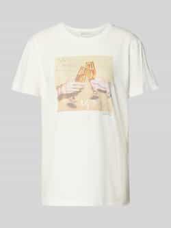 Liu Jo White T-shirt met motiefprint