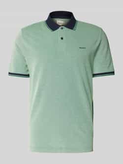 Gant Regular fit poloshirt met labelstitching model 'OXFORD'