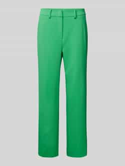Zero Regular fit stoffen broek met riemlussen