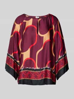 S.Oliver BLACK LABEL Regular fit blouse met 3 4-mouwen