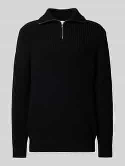 Selected Homme Gebreide pullover met ribboorden model 'LAND'