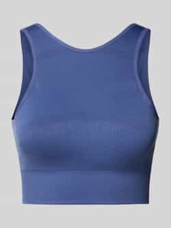 BORN LIVING YOGA Korte top met elastische inzetten model 'Alana'