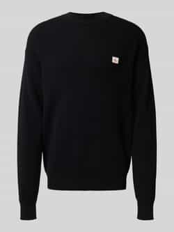 Calvin Klein Jeans Gebreide pullover met labelpatch