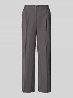 Jake*s Collection Regular fit stoffen broek met persplooien