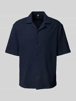Boss Poloshirt met V-hals model 'LARS'