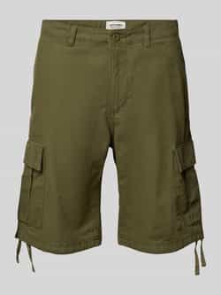 Jack & jones Korte regular fit cargobroek met riemlussen model 'COLE BARKLEY'