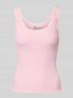 Only Regular fit tanktop met volants bij de zoom model 'SRA'
