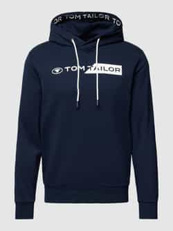 Tom Tailor Hoodie met labelprint