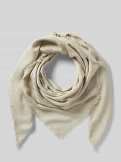 Calvin Klein Monogram Jacquard Sjaal Ivory Beige Dames