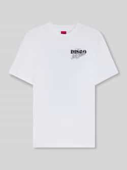 HUGO Relaxed fit T-shirt van puur katoen model 'VINTAGE TEE'