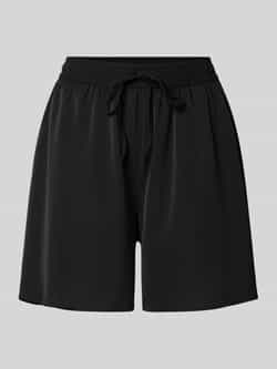 Pieces Regular fit korte sportbroek met tunnelkoord model 'FUA'