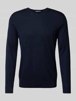 PROFUOMO Heren Truien & Vesten Pullover Crewneck Donkerblauw