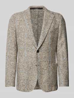 Windsor 2-knoops colbert met glencheck-motief model 'Check Hairy'