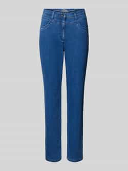 Raphaela By Brax Straight leg jeans met siernaden model 'Laura'