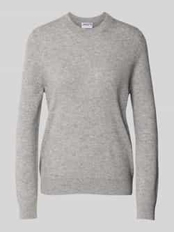Jake*s Casual Gebreide pullover van kasjmier met ronde hals