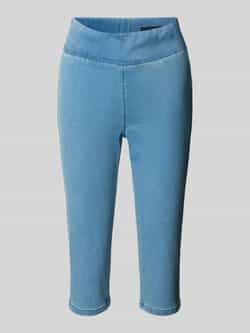 Noisy May High waist skinny fit korte jeans met brede tailleband model 'ROYAL'