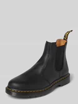 Dr. Martens Chelsea boots van leer met siernaad